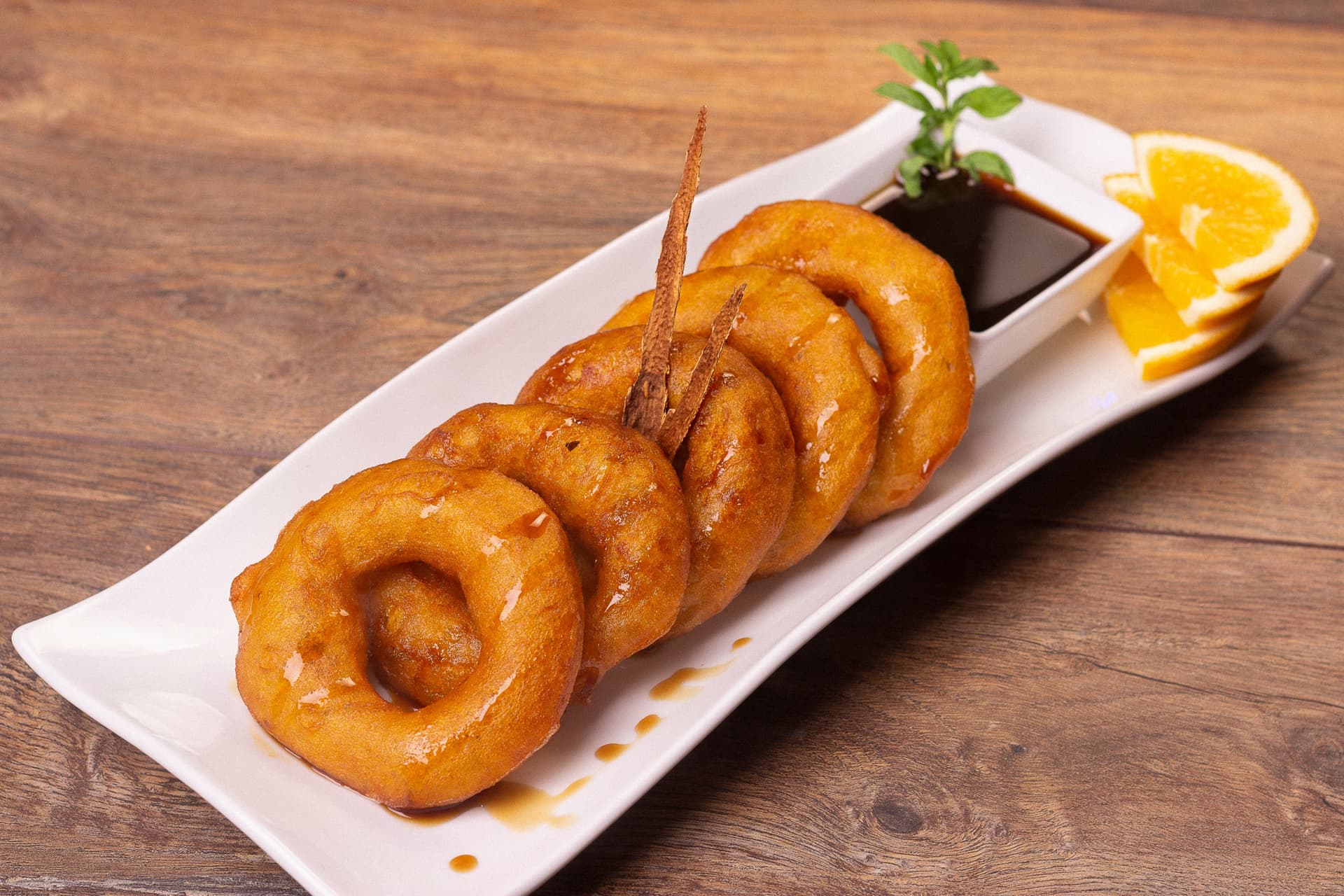 Picarones in Lima