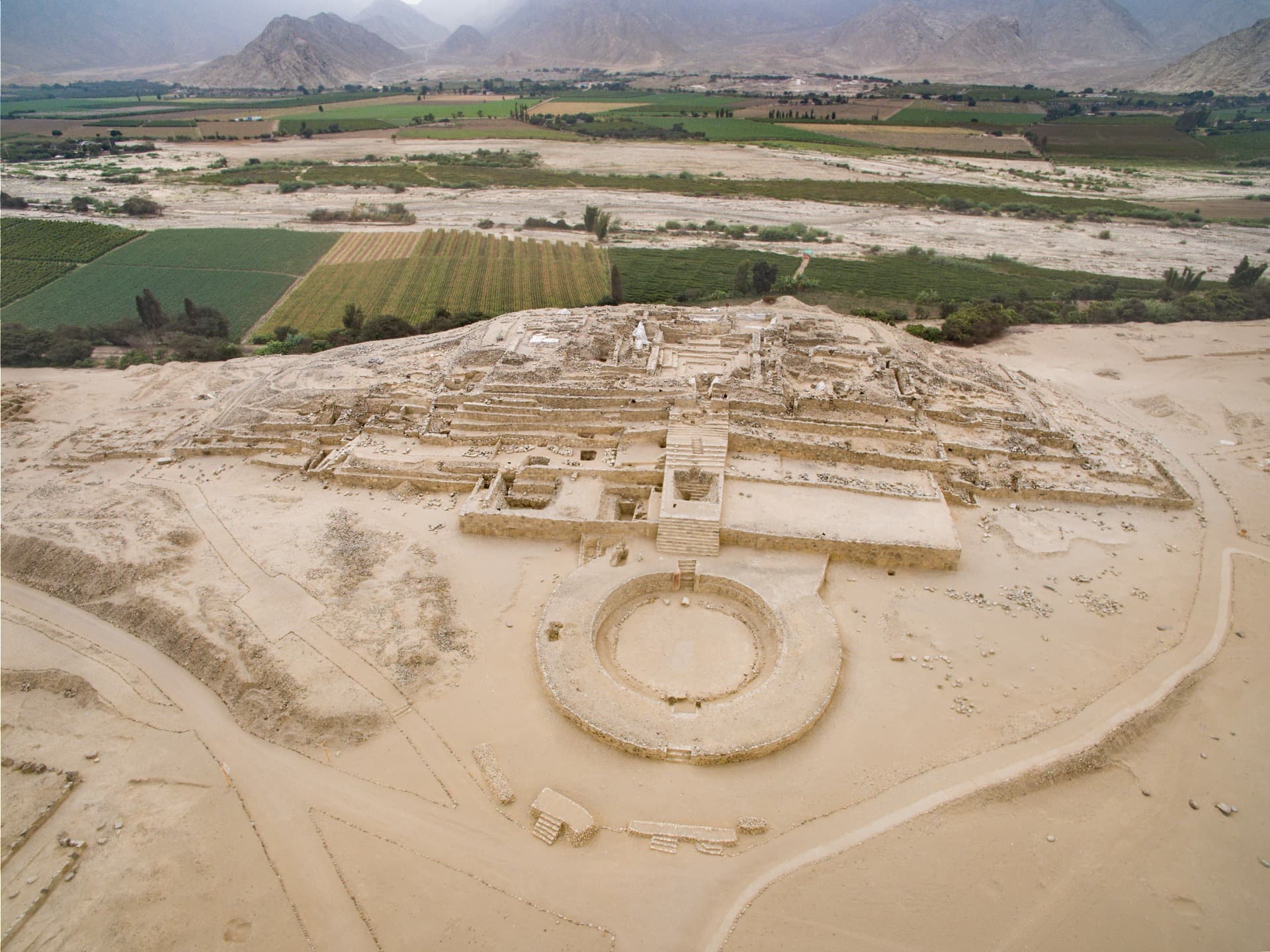 The Caral Archaeological Site in Peru